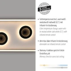 Paul Neuhaus Dune Deckenleuchte LED Schwarz, 1-flammig, Fernbedienung -Lampe Verkäufe paul neuhaus dune deckenleuchte 6857 18 3