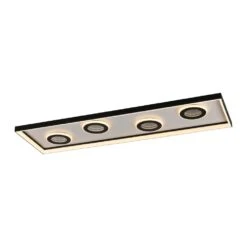 Paul Neuhaus Dune Deckenleuchte LED Schwarz, 1-flammig, Fernbedienung -Lampe Verkäufe paul neuhaus dune deckenleuchte 6857 18 6