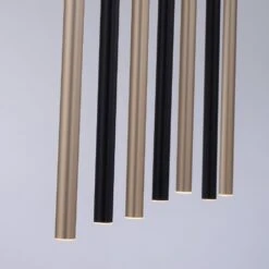 Paul Neuhaus FLUTE Pendelleuchte LED Schwarz, 7-flammig -Lampe Verkäufe paul neuhaus flute pendelleuchte 2117 18 11