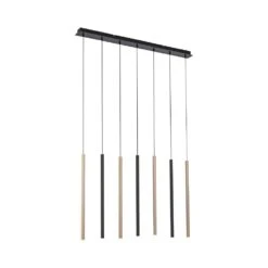 Paul Neuhaus FLUTE Pendelleuchte LED Schwarz, 7-flammig -Lampe Verkäufe paul neuhaus flute pendelleuchte 2117 18 14