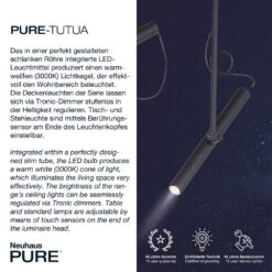 Paul Neuhaus PURE-TUTUA Pendelleuchte LED Schwarz, 4-flammig -Lampe Verkäufe paul neuhaus pure tutua pendelleuchte 2024 18 3