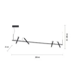Paul Neuhaus PURE-TUTUA Pendelleuchte LED Schwarz, 4-flammig -Lampe Verkäufe paul neuhaus pure tutua pendelleuchte 2024 18 6