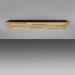 Paul Neuhaus Q-Akustik Wand- Und Deckenleuchte LED Braun, Schwarz, 1-flammig, Fernbedienung -Lampe Verkäufe paul neuhaus q akustik wand und deckenleuchte 6422 79 5