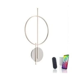 Paul Neuhaus Q-ARKOA Deckenleuchte LED Stahl Gebürstet, 1-flammig, Fernbedienung, Farbwechsler -Lampe Verkäufe paul neuhaus q arkoa deckenleuchte 6154 55 2