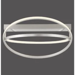 Paul Neuhaus Q-BELUGA Deckenleuchte LED Silber, 1-flammig, Fernbedienung -Lampe Verkäufe paul neuhaus q beluga deckenleuchte 6739 55 1