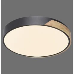 Paul Neuhaus Q-BILA Deckenleuchte LED Naturfarben, Schwarz, 1-flammig, Fernbedienung -Lampe Verkäufe paul neuhaus q bila deckenleuchte 6071 18 1