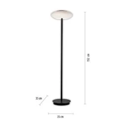 Paul Neuhaus Q-ETIENNE Stehleuchte LED Schwarz, 1-flammig, Fernbedienung -Lampe Verkäufe paul neuhaus q etienne stehleuchte 271 18 7