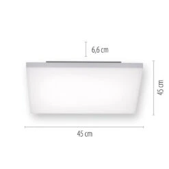 Paul Neuhaus Q-FRAMELESS Panel LED Weiß, 1-flammig, Fernbedienung, Farbwechsler -Lampe Verkäufe paul neuhaus q frameless panel 8287 16 6