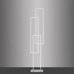 Paul Neuhaus Q-INIGO Stehleuchte LED Stahl Gebürstet, 3-flammig, Fernbedienung -Lampe Verkäufe paul neuhaus q inigo stehleuchte 595 55 7