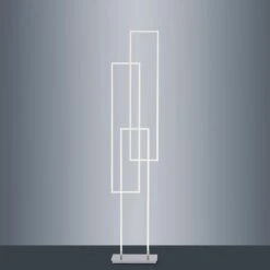 Paul Neuhaus Q-INIGO Stehleuchte LED Stahl Gebürstet, 3-flammig, Fernbedienung -Lampe Verkäufe paul neuhaus q inigo stehleuchte 595 55 8