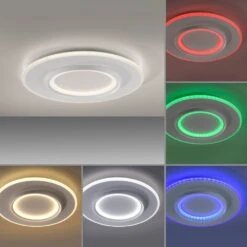 Paul Neuhaus Q-Kalina Deckenleuchte LED Weiß, 1-flammig, Fernbedienung -Lampe Verkäufe paul neuhaus q kalina deckenleuchte 6503 16 2