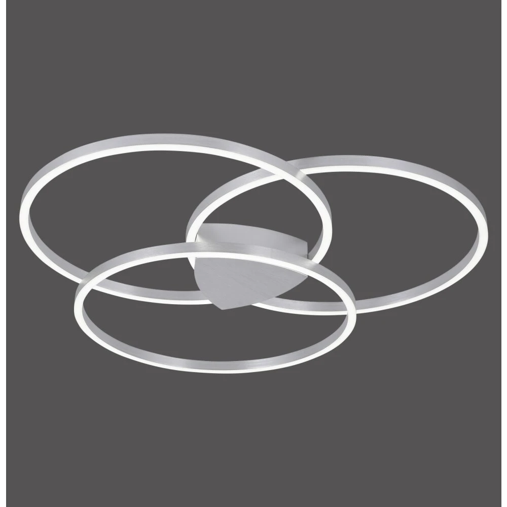 Paul Neuhaus Q-KATE Deckenleuchte LED Silber, 3-flammig, Fernbedienung 10 Paul Neuhaus Q-KATE Deckenleuchte LED Silber, 3-flammig, Fernbedienung – Bild 8