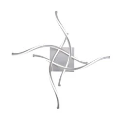 Paul Neuhaus Q-MALINA Deckenleuchte LED Nickel-Matt, 4-flammig, Fernbedienung -Lampe Verkäufe paul neuhaus q malina deckenleuchte 6539 55 7