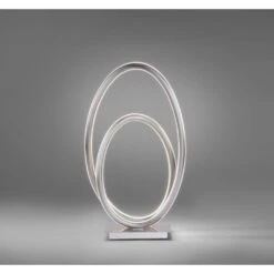 Paul Neuhaus Q-NEVIO Tischleuchte LED Nickel-Matt, 1-flammig, Fernbedienung -Lampe Verkäufe paul neuhaus q nevio tischleuchte 8283 55 1