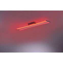 Paul Neuhaus Q-Riller Deckenleuchte LED Chrom, 2-flammig, Fernbedienung, Farbwechsler -Lampe Verkäufe paul neuhaus q riller deckenleuchte 6843 17 4