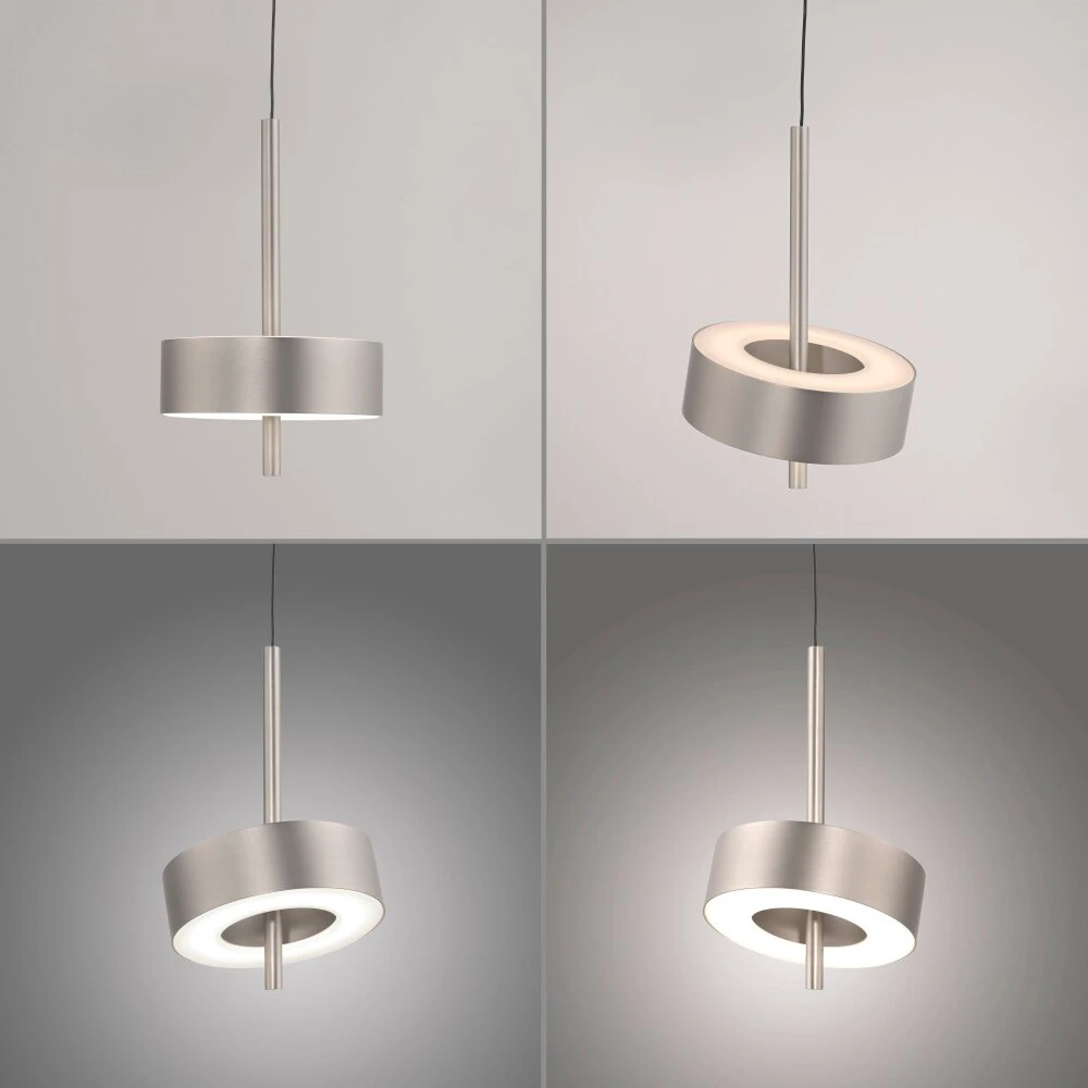 Paul Neuhaus Q-Rotate Pendelleuchte LED Silber, 1-flammig, Fernbedienung 9 Paul Neuhaus Q-Rotate Pendelleuchte LED Silber, 1-flammig, Fernbedienung – Bild 7