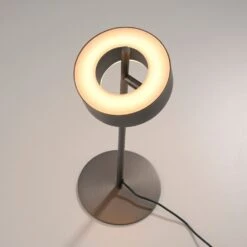 Paul Neuhaus Q-Rotate Tischleuchte LED Braun, 1-flammig, Fernbedienung -Lampe Verkäufe paul neuhaus q rotate tischleuchte 4324 34 11