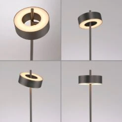 Paul Neuhaus Q-Rotate Tischleuchte LED Braun, 1-flammig, Fernbedienung -Lampe Verkäufe paul neuhaus q rotate tischleuchte 4324 34 13