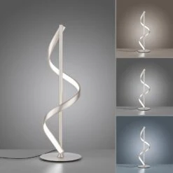 Paul Neuhaus Q-SWING Tischleuchte LED Silber, 1-flammig, Fernbedienung -Lampe Verkäufe paul neuhaus q swing tischleuchte 4385 55 5