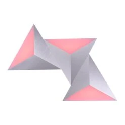 Paul Neuhaus Q-TETRA MASTER Wandleuchte LED Nickel-Matt, 1-flammig, Fernbedienung, Farbwechsler -Lampe Verkäufe paul neuhaus q tetra master wandleuchte 6831 95 16