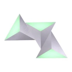 Paul Neuhaus Q-TETRA SATELLIT Wandleuchte LED Nickel-Matt, 1-flammig, Fernbedienung -Lampe Verkäufe paul neuhaus q tetra satellit wandleuchte 6832 95 11