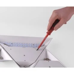 Paul Neuhaus Q-TETRA SATELLIT Wandleuchte LED Nickel-Matt, 1-flammig, Fernbedienung -Lampe Verkäufe paul neuhaus q tetra satellit wandleuchte 6832 95 17