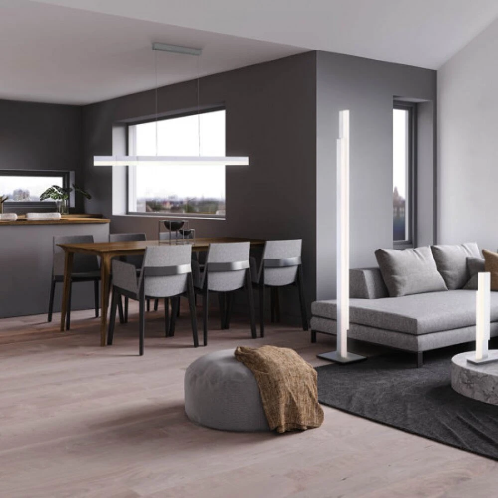 Paul Neuhaus Q-TOWER Tischleuchte LED Aluminium, 2-flammig, Fernbedienung 5 Paul Neuhaus Q-TOWER Tischleuchte LED Aluminium, 2-flammig, Fernbedienung – Bild 3