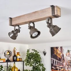 Pehefito Deckenleuchte Grau, Grün, Naturfarben, 3-flammig -Lampe Verkäufe pehefito deckenleuchte h3703960 11