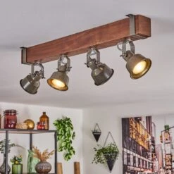 Pehefito Deckenleuchte Braun, Schwarz, 4-flammig -Lampe Verkäufe pehefito deckenleuchte h3704035 12