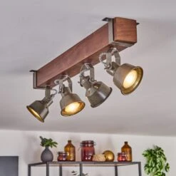 Pehefito Deckenleuchte Braun, Schwarz, 4-flammig -Lampe Verkäufe pehefito deckenleuchte h3704035 6