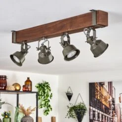 Pehefito Deckenleuchte Braun, Schwarz, 4-flammig -Lampe Verkäufe pehefito deckenleuchte h3704035 9