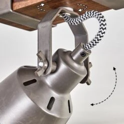 Pehefito Deckenleuchte Dunkelbraun, Grau, 1-flammig -Lampe Verkäufe pehefito deckenleuchte h3795828 5