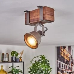 Pehefito Deckenleuchte Dunkelbraun, Grau, 1-flammig -Lampe Verkäufe pehefito deckenleuchte h3795828 6