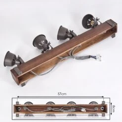 Pehefito Deckenleuchte Dunkelbraun, Grau, 4-flammig -Lampe Verkäufe pehefito deckenleuchte h3795859 4