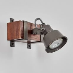 Pehefito Wandleuchte Dunkelbraun, 1-flammig -Lampe Verkäufe pehefito wandleuchte h3856338 7