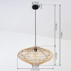 Peretola Hängeleuchte Schwarz, 1-flammig -Lampe Verkäufe peretola haengeleuchte h3421819 4