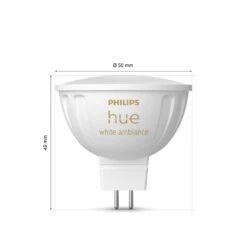 Philips Hue 2er Set LED GU5.3 6,3 Watt 2000-6500 Kelvin 400 Lumen -Lampe Verkäufe philips hue 2er set led gu5 3 6 3 watt 2000 6500 kelvin 400 lumen 8719514491588 4