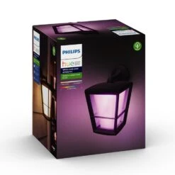 Philips Hue Ambiance White & Color Econic Wandleuchte LED Schwarz, 1-flammig, Farbwechsler 30 Philips Hue Ambiance White & Color Econic Wandleuchte LED Schwarz, 1-flammig, Farbwechsler -Lampe Verkäufe philips hue ambiance white color econic wandleuchte 8718696170588 13