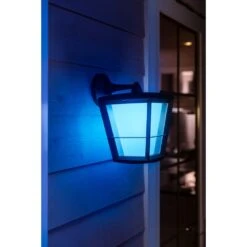 Philips Hue Ambiance White & Color Econic Wandleuchte LED Schwarz, 1-flammig, Farbwechsler 21 Philips Hue Ambiance White & Color Econic Wandleuchte LED Schwarz, 1-flammig, Farbwechsler -Lampe Verkäufe philips hue ambiance white color econic wandleuchte 8718696170588 4