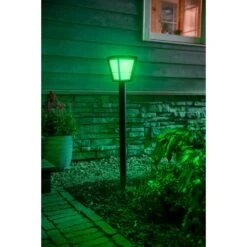 Philips Hue Ambiance White & Color Econic Wegeleuchte LED Schwarz, 1-flammig, Farbwechsler -Lampe Verkäufe philips hue ambiance white color econic wegeleuchte 8718696170601 1