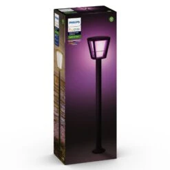 Philips Hue Ambiance White & Color Econic Wegeleuchte LED Schwarz, 1-flammig, Farbwechsler -Lampe Verkäufe philips hue ambiance white color econic wegeleuchte 8718696170601 10