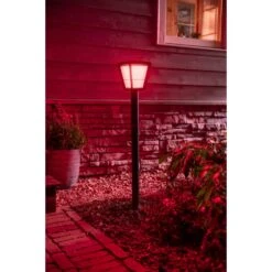 Philips Hue Ambiance White & Color Econic Wegeleuchte LED Schwarz, 1-flammig, Farbwechsler -Lampe Verkäufe philips hue ambiance white color econic wegeleuchte 8718696170601 3
