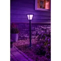 Philips Hue Ambiance White & Color Econic Wegeleuchte LED Schwarz, 1-flammig, Farbwechsler -Lampe Verkäufe philips hue ambiance white color econic wegeleuchte 8718696170601 5