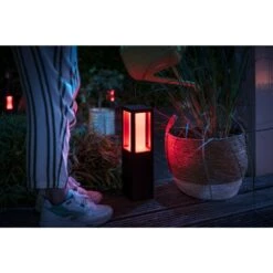 Philips Hue Ambiance White & Color Impress Sockelleuchte LED Schwarz, 1-flammig, Farbwechsler -Lampe Verkäufe philips hue ambiance white color impress sockelleuchte 8718696170502 2