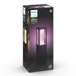 Philips Hue Ambiance White & Color Impress Sockelleuchte, Erweiterungs-Set LED Schwarz, 1-flammig, Farbwechsler -Lampe Verkäufe philips hue ambiance white color impress sockelleuchte erweiterungs set 8718696170526 10