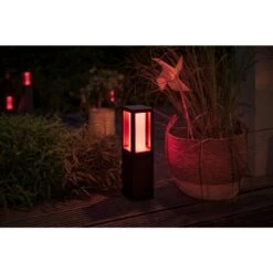 Philips Hue Ambiance White & Color Impress Sockelleuchte, Erweiterungs-Set LED Schwarz, 1-flammig, Farbwechsler -Lampe Verkäufe philips hue ambiance white color impress sockelleuchte erweiterungs set 8718696170526 4