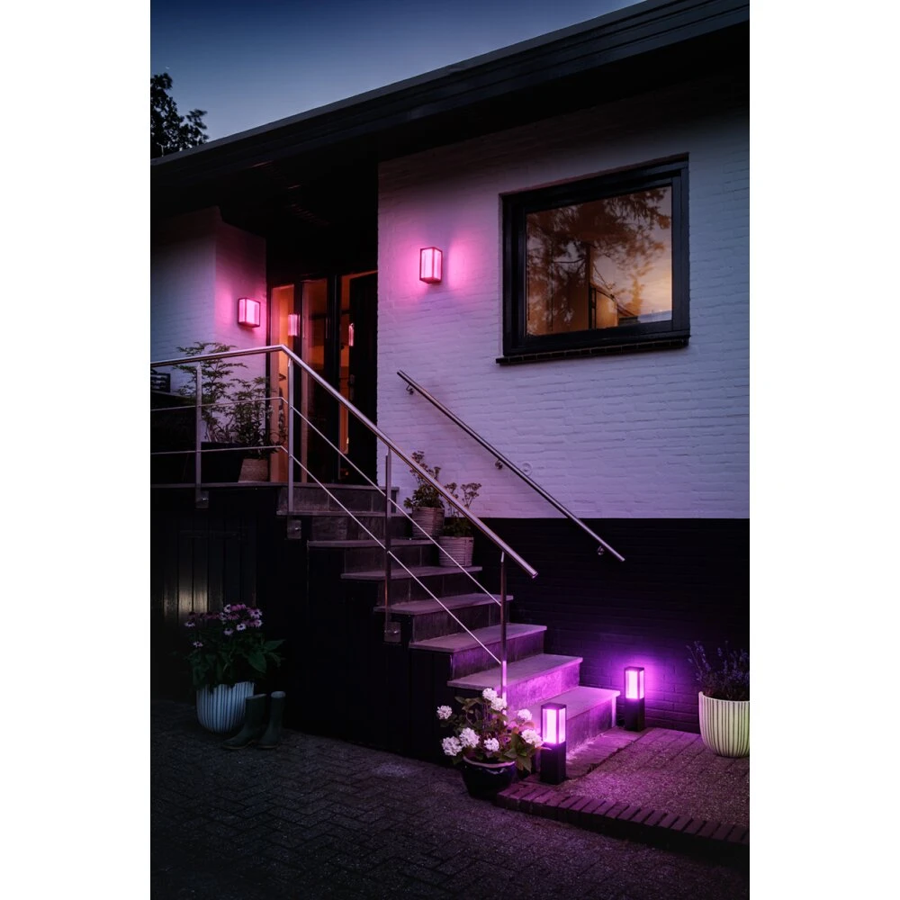 Philips Hue Ambiance White & Color Impress Wandleuchte LED Schwarz, 1-flammig, Farbwechsler 6 Philips Hue Ambiance White & Color Impress Wandleuchte LED Schwarz, 1-flammig, Farbwechsler – Bild 4