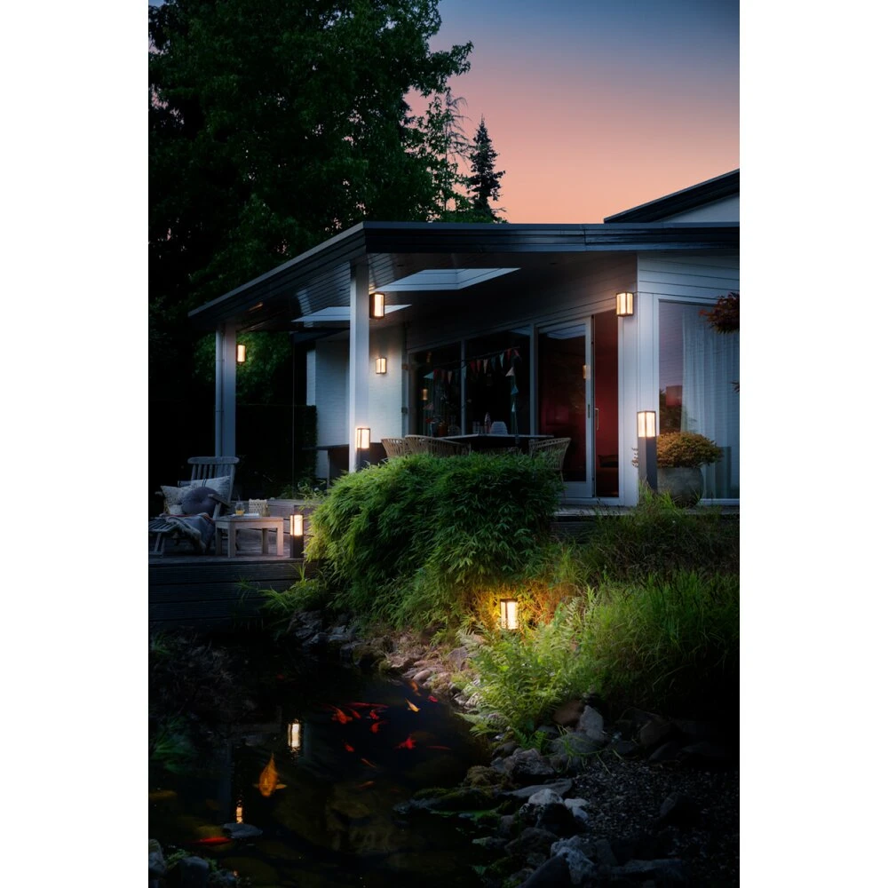 Philips Hue Ambiance White & Color Impress Wegeleuchte LED Schwarz, 1-flammig, Farbwechsler 8 Philips Hue Ambiance White & Color Impress Wegeleuchte LED Schwarz, 1-flammig, Farbwechsler – Bild 6