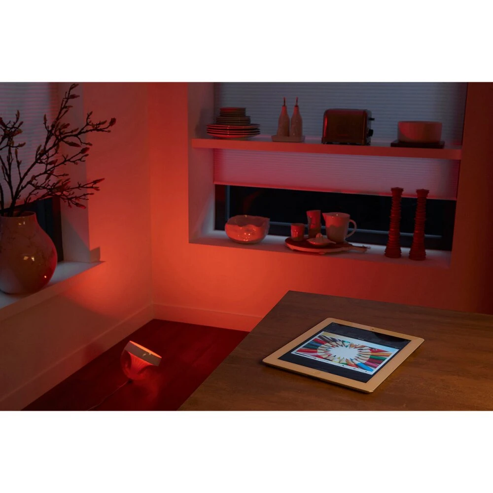 Philips Hue Ambiance White & Color Iris Tischleuchte LED Transparent, Klar, Weiß, 1-flammig, Farbwechsler 13 Philips Hue Ambiance White & Color Iris Tischleuchte LED Transparent, Klar, Weiß, 1-flammig, Farbwechsler – Bild 11