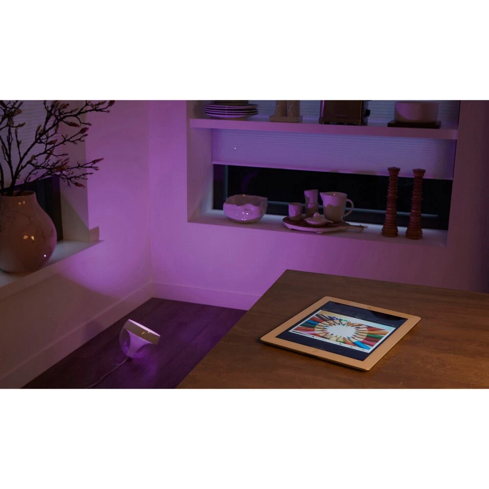 Philips Hue Ambiance White & Color Iris Tischleuchte LED Transparent, Klar, Weiß, 1-flammig, Farbwechsler 16 Philips Hue Ambiance White & Color Iris Tischleuchte LED Transparent, Klar, Weiß, 1-flammig, Farbwechsler – Bild 14